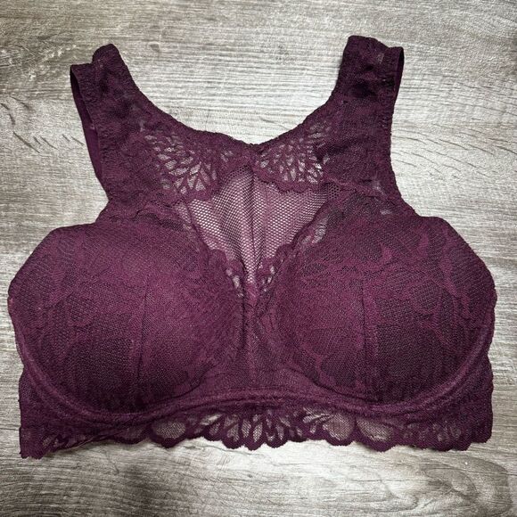 PINK Victoria’s Secret Lace Bralette Size Medium - Picture 1 of 6